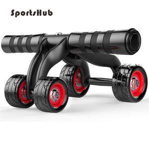 Four-Wheels Abdominal Gym Equipment