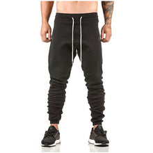 Load image into Gallery viewer, Mens Fitness Workout Bottoms Black
