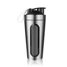 Load image into Gallery viewer, Protein Shaker Stainless Steel Water Bottle