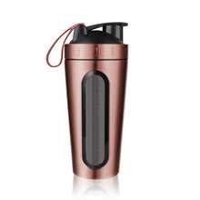 Load image into Gallery viewer, Protein Shaker Stainless Steel Water Bottle