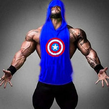 Load image into Gallery viewer, Captain America Bodybuilding Tank Top