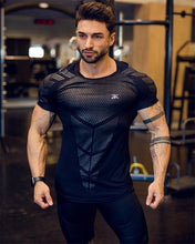 Load image into Gallery viewer, Slim Men Fitness T-Shirts