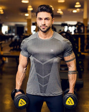 Load image into Gallery viewer, Slim Men Fitness T-Shirts